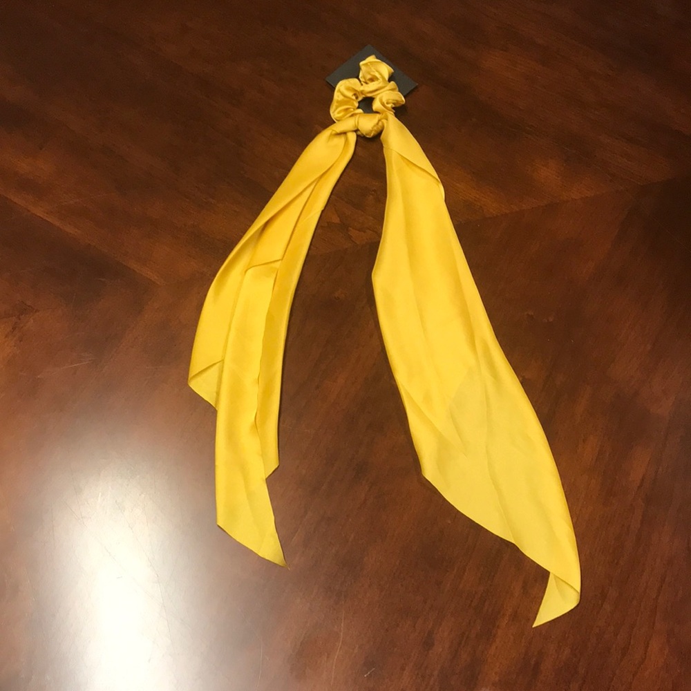 Yellow Hair Scrunchie/Scarf
